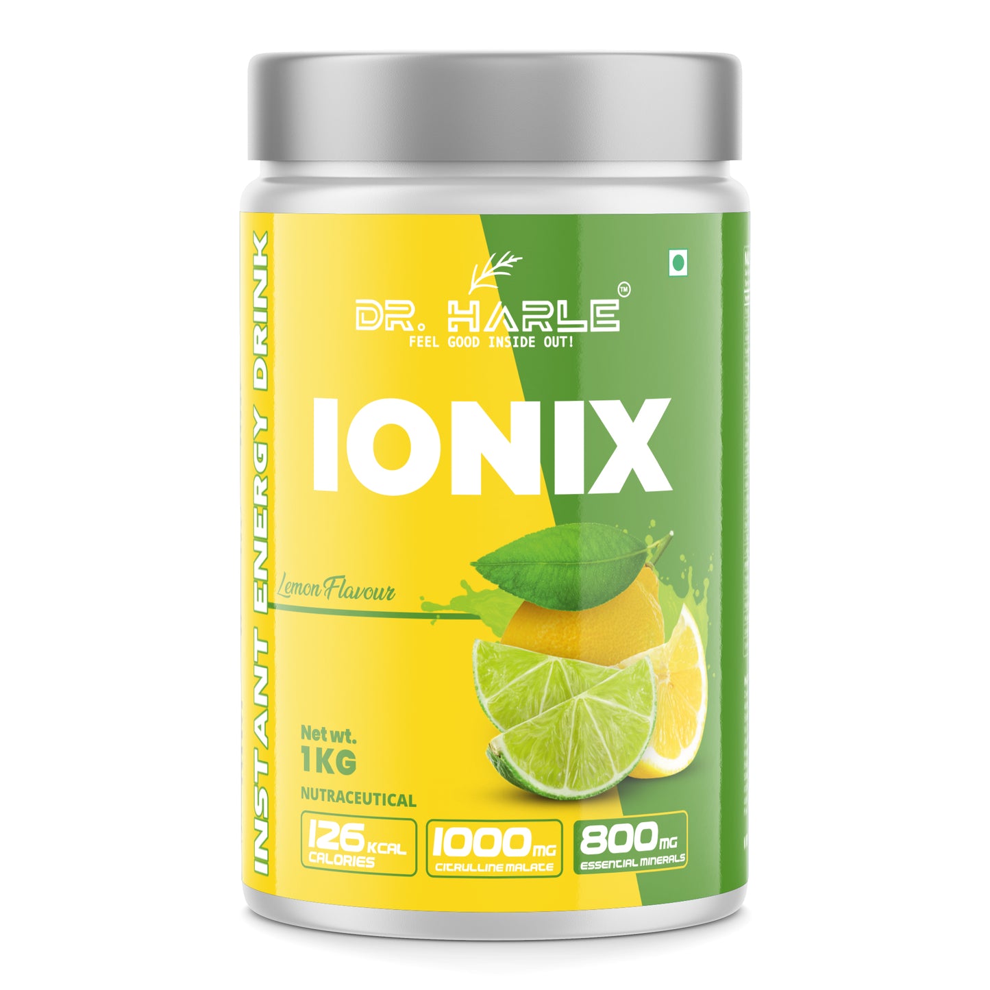 Ionix | Instant Energy Drink Powder with Electrolytes 1Kg Mango, Orange & Nimbu Paani Flavour